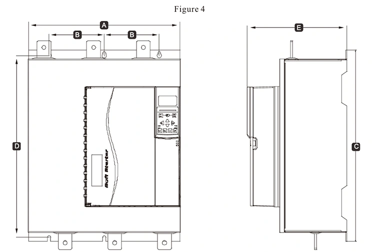 LCD Display Built in Bypass Soft Starter 1000KW